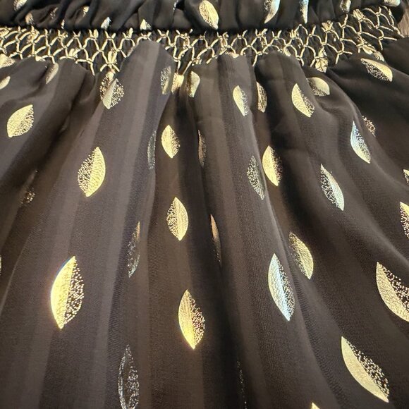 House of Harlow 1960 x Revolve — Gold Foil Halter Midi Dress (Size S) NWT - Picture 7 of 7